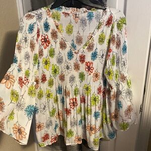 Ladies flowered top